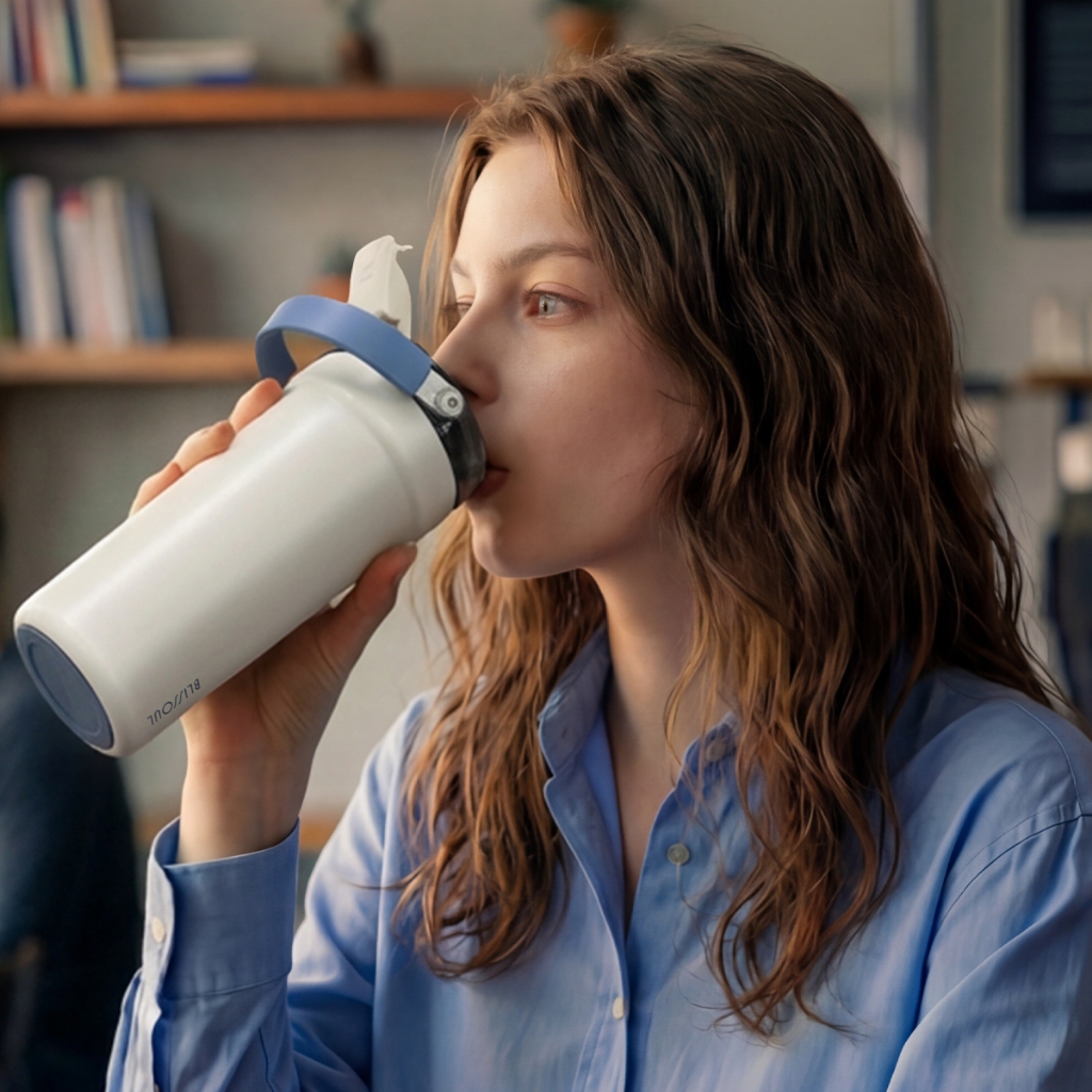 Ly giữ nhiệt inox phủ sứ LocknLock Blissoul Cafe Ceramic Tumbler 700ml LHC4440 có quai xách - K-MALL | BigBuy360 - bigbuy360.vn