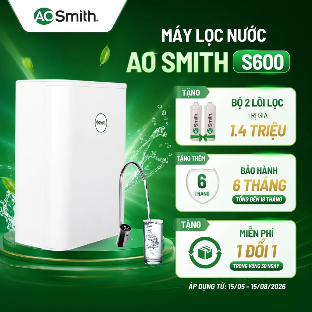 Máy Lọc Nước RO A.O.Smith aosmith S400 S600