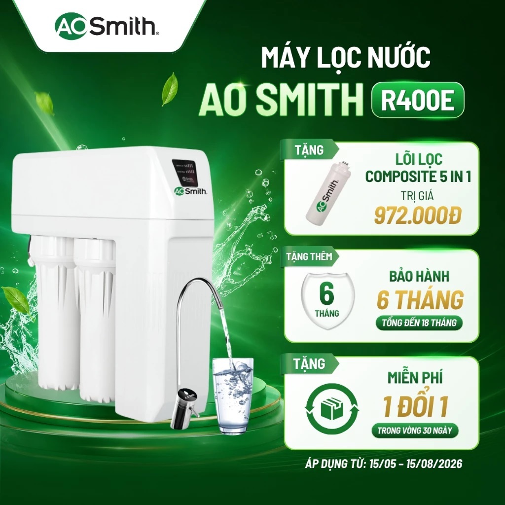 Máy lọc nước RO A.O.Smith aosmith R400E