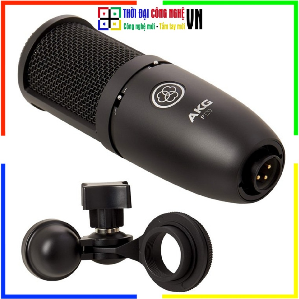Micro Thu Âm Condenser AKG P120 Mic Hát Livestream Studio Podcast Cao Cấp - Bảo Hành 12 Tháng Chính 
