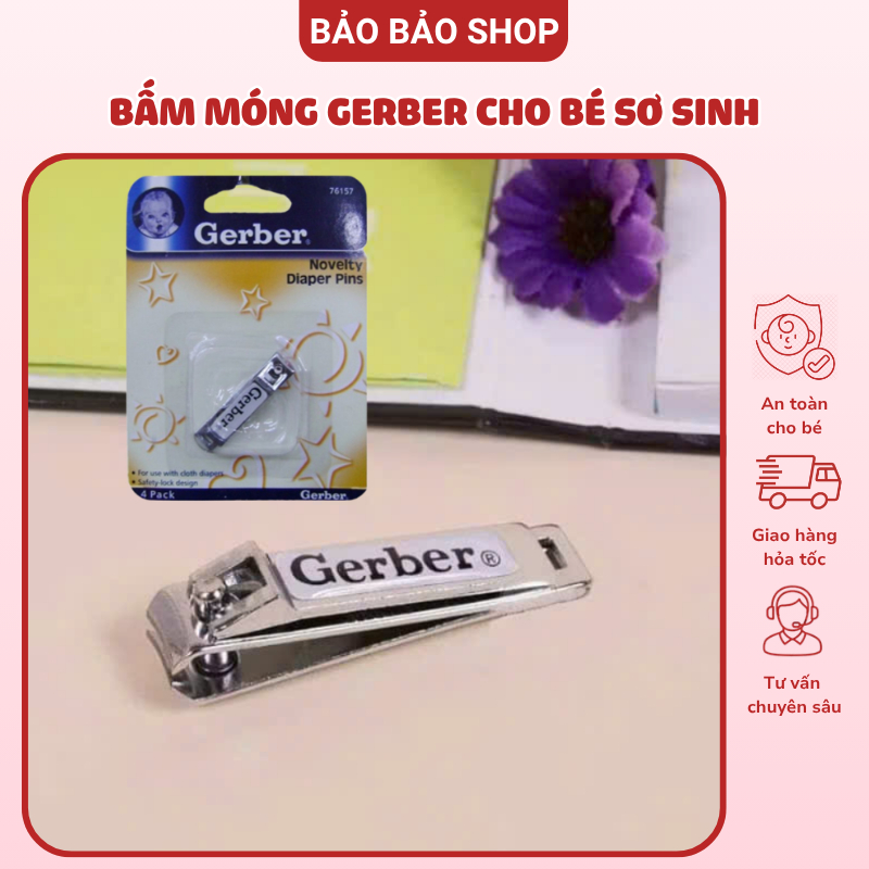 Bấm móng tay Gerber cho bé sơ sinh, cắt móng tay