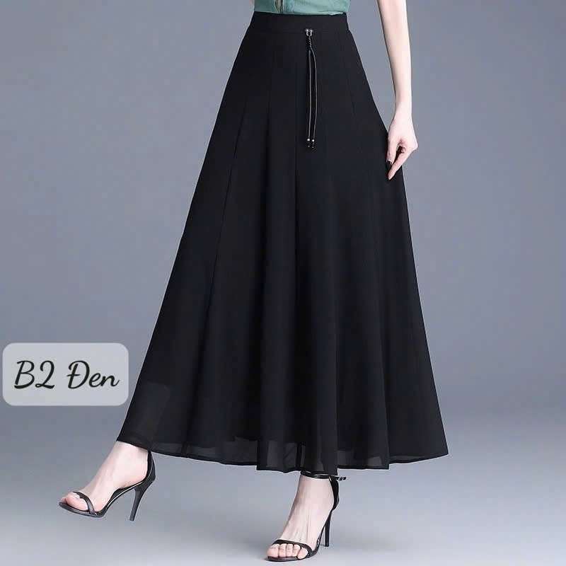 B2 Chân váy dài nữ trung niên sang trọng thanh lịch Nana