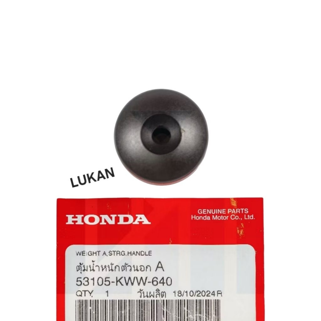 Đầu gù bao tay lái xe WAVE S110, RSX.... Đen zin 53105-KWW-640, 53105-KWB-600
