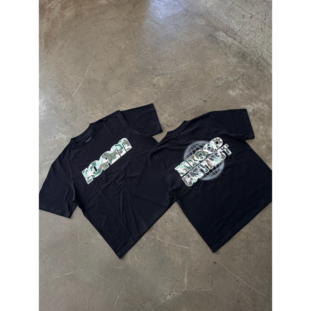 Áo Thun Boxy 10AM "Camo Logo"