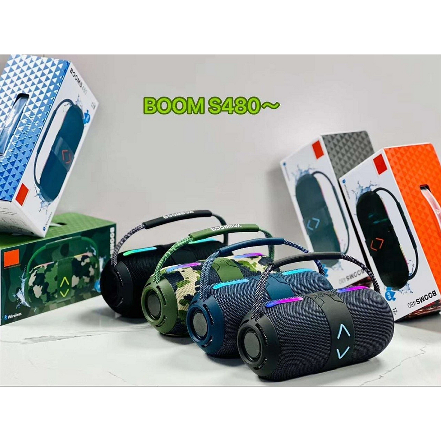 Loa Bluetooth Không Dây Boombox S480 và Remax RB-M81. NL