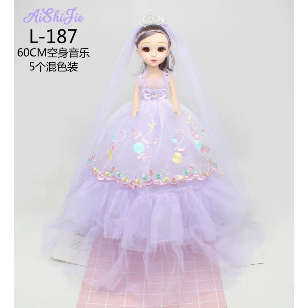 Đồ Chơi Búp Bê Công Chúa Barbie 60CM 🎁 Quà Tặng Bé Gái Cực Yêu * Búp Bê Thiên Thần 60CM Có Nhạc