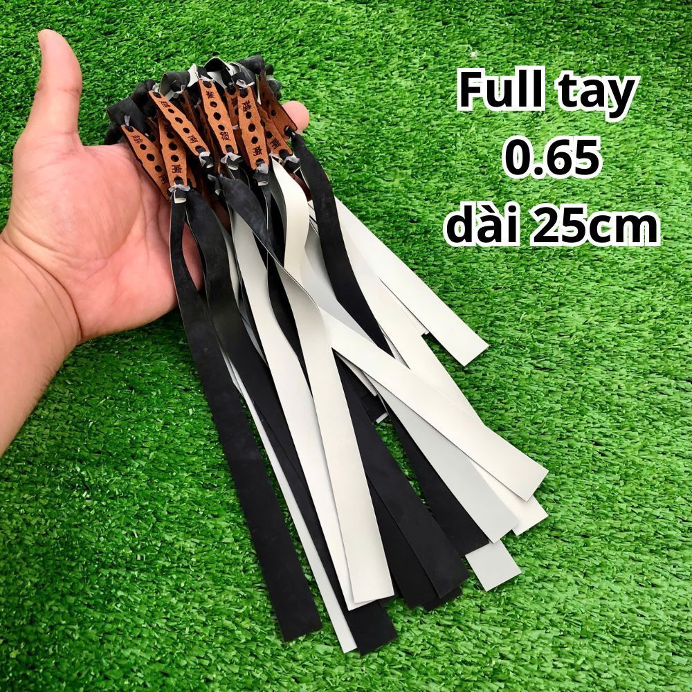 [Combo] 5-10 dây full adam đen-trắng dài 25cm 0.65 kéo full tay chơi cực chuẩn xác , dây 2 lớp chính