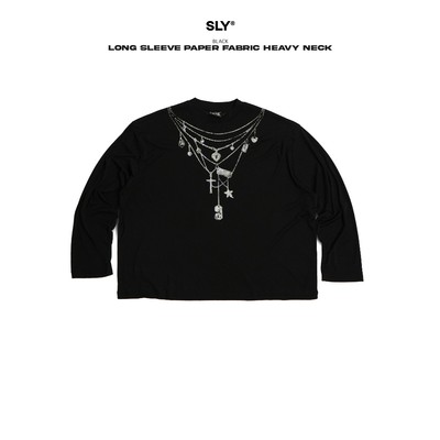 Áo thun giấy SLY Long Sleeve Paper Heavy Neck