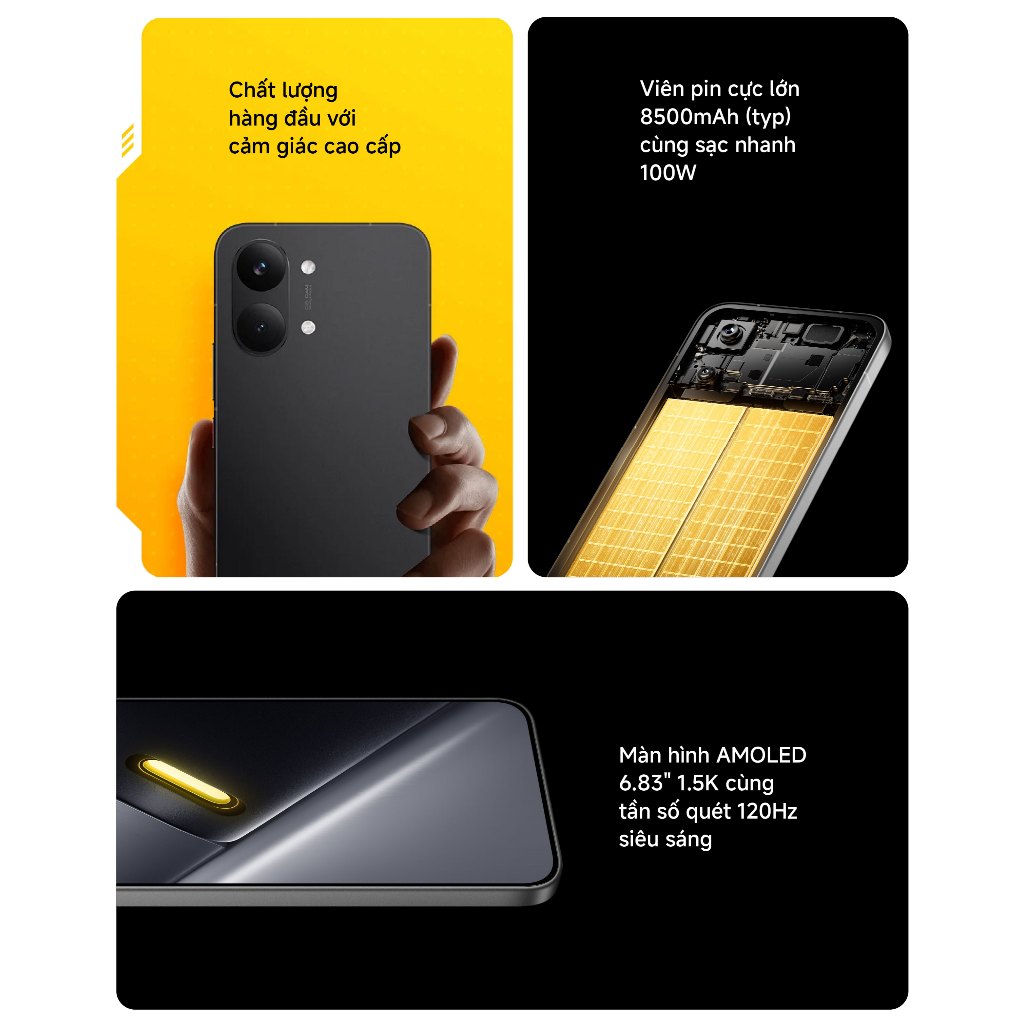 Điện thoại POCO X8 Pro Max (12+256GB| 12+512GB) - AMOLED 6.83" | MTK D9500s | 50+8MP/20MP | 8500mAh | BigBuy360 - bigbuy360.vn
