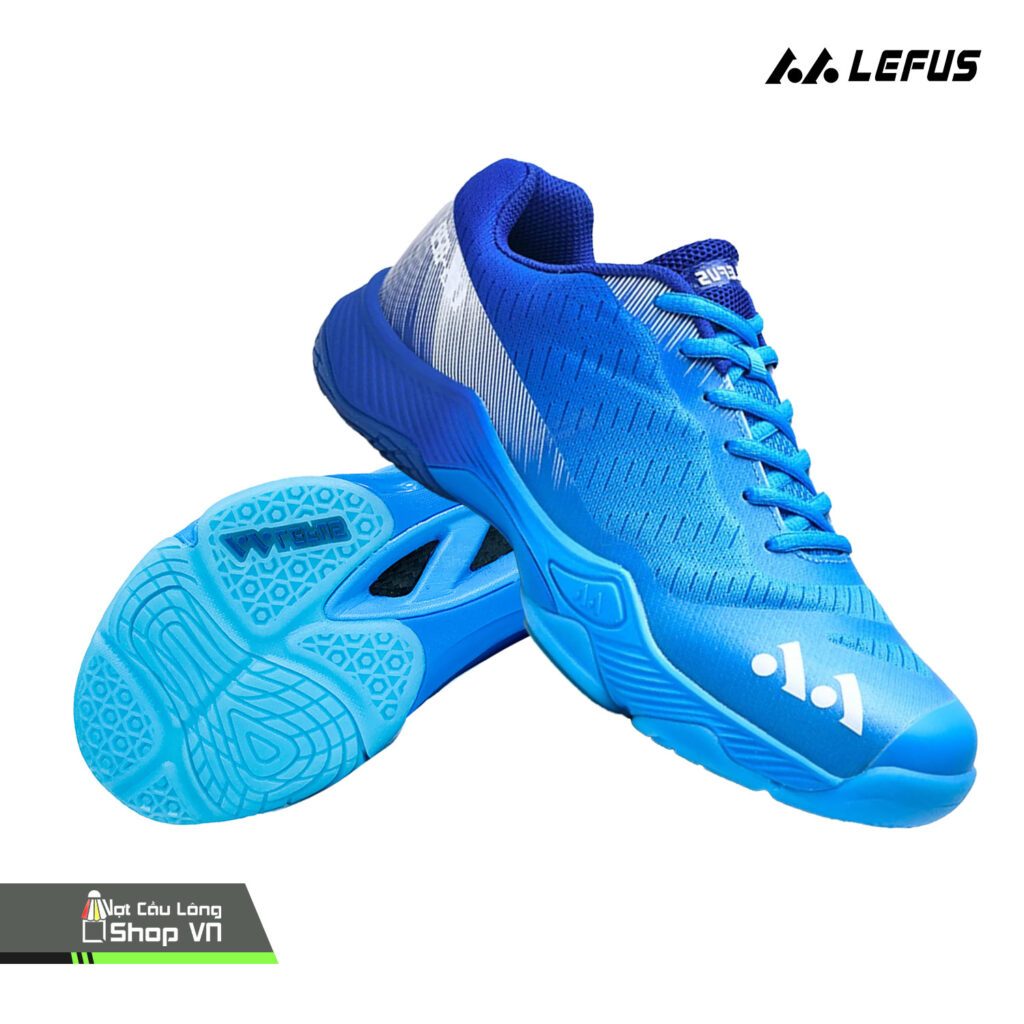 Lefus Giày Cầu Lông/Pickleball L020 - êm chân, nhẹ, bám sân, đế kép - cày sân bê tông, thiết kế thoả