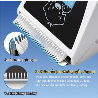 Tông Đơ Cắt Lông Chó Mèo Codos CP7800 Máy Cạo Lông Pet Chuyên Dụng Dễ Vệ Sinh