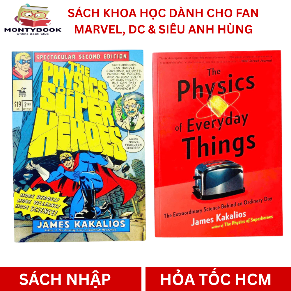 Bộ sách vật lý thiếu nhi hay nhất - The Physics of Everyday Things & The Physics of Superheroes trọn