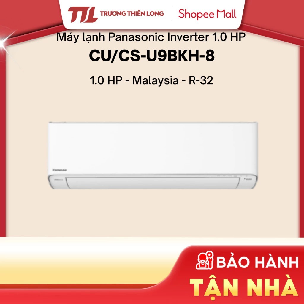 CU/CS-U9BKH-8 || CU/CS-U12BKH-8 - Điều Hòa | Máy Lạnh Panasonic Inverter 1 HP || 1.5 HP [FREESHIP HC