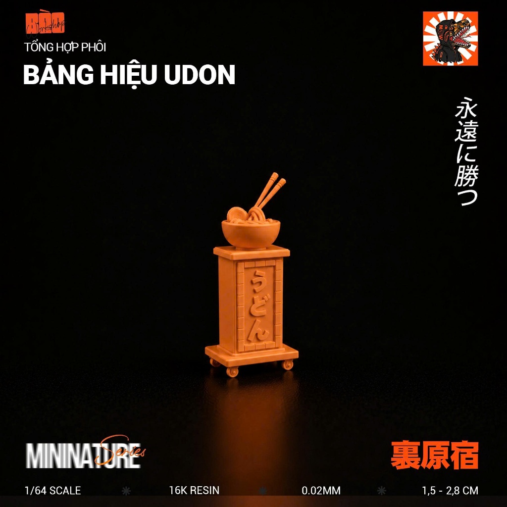 50 Bộ Tiểu Cảnh Nhật Bản 1:64 Resin Gốm Miniature  - Scale 1/64 Resin FIGURE 1.64 16K Resin Gốm - Di