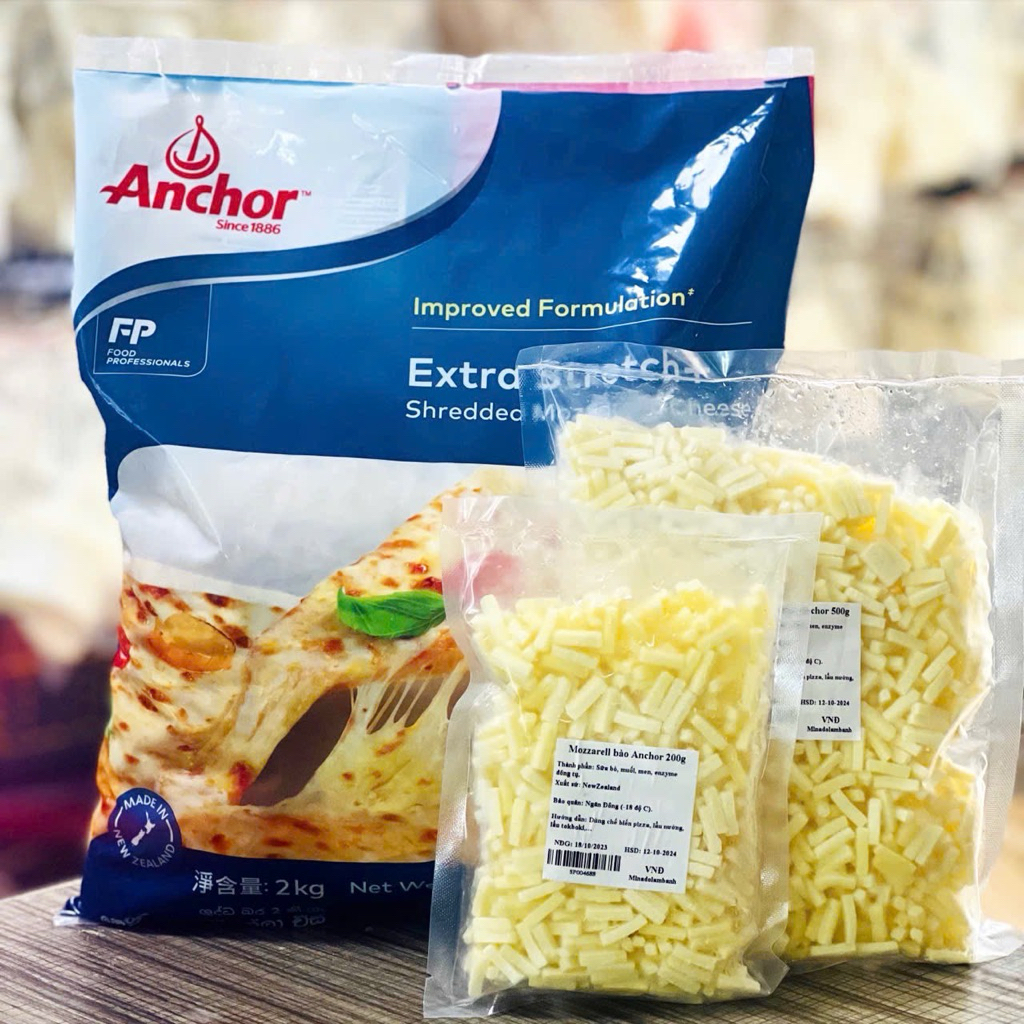 Phô Mai Mozzarella Bào ANCHOR - [Chỉ ship Hoả Tốc Hà Nội]