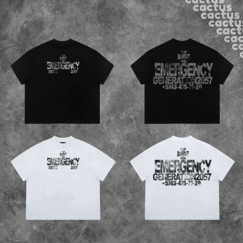 "Emergency" T-Shirt Boxy 270GSM CACTUS