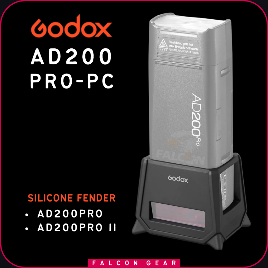 ĐẾ SILICONE FLASH GODOX AD200PRO-PC CHO AD200PRO VS AD200PRO II (NEW)