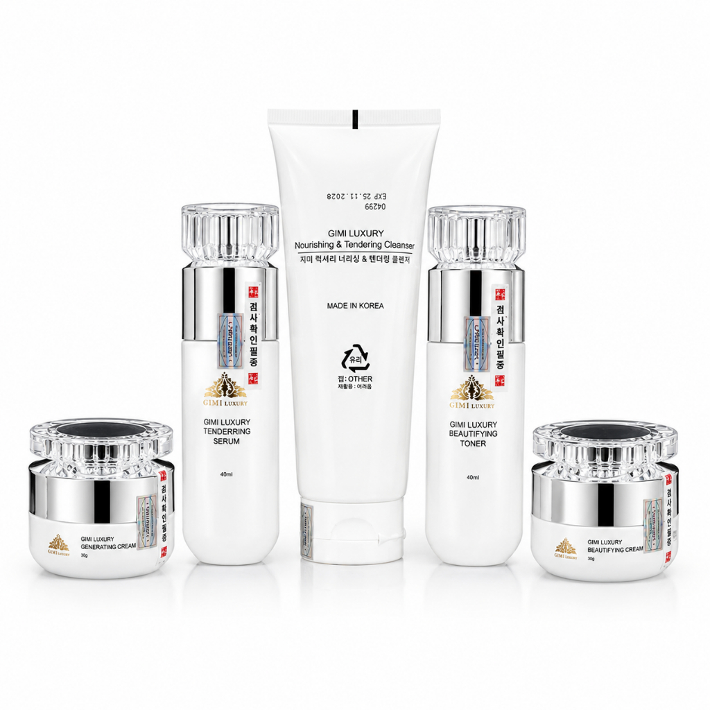 Bộ Mỹ Phẩm Dưỡng Da GIMI Luxury Chính Hãng Hàn Quốc, Hỗ Trợ Dưỡng Sáng & Chăm Sóc Da