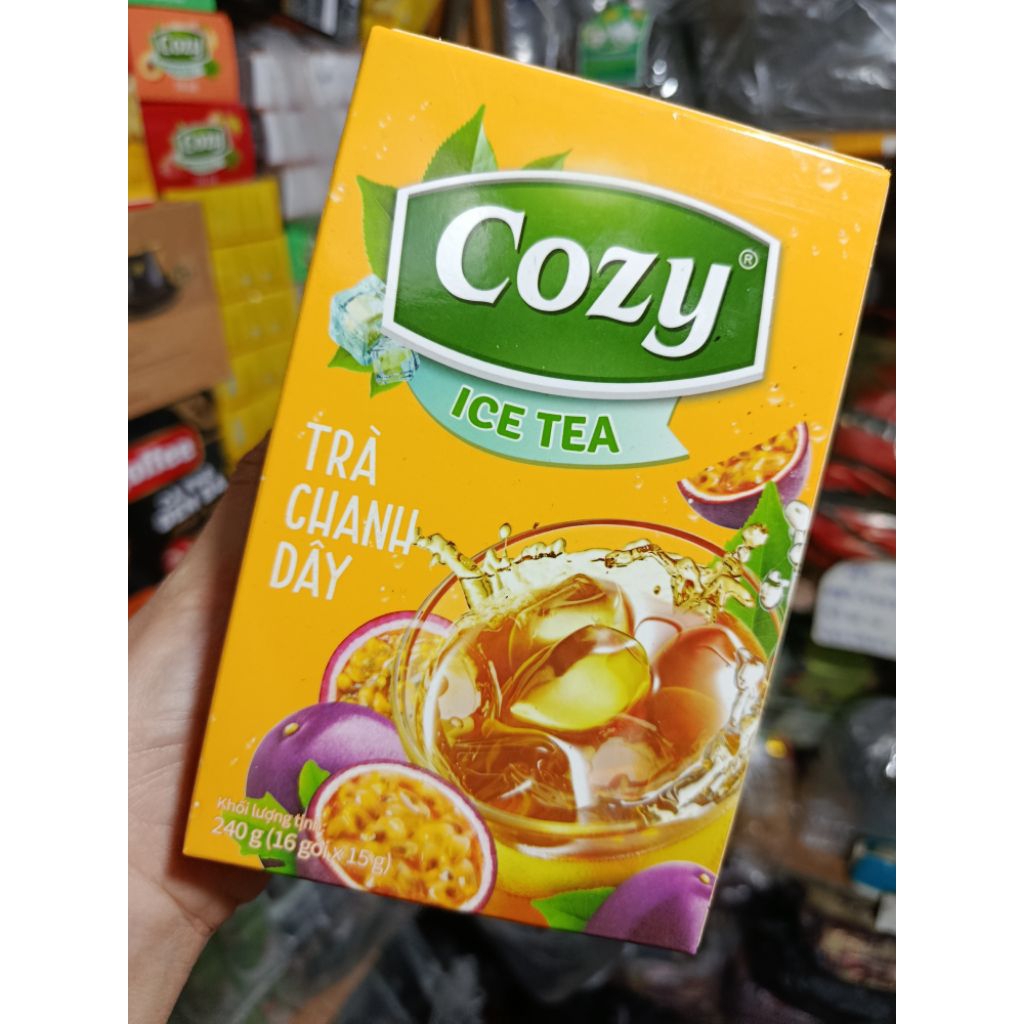 Trà Chanh Dây hòa tan Cozy_hộp 16 gói * 15g.