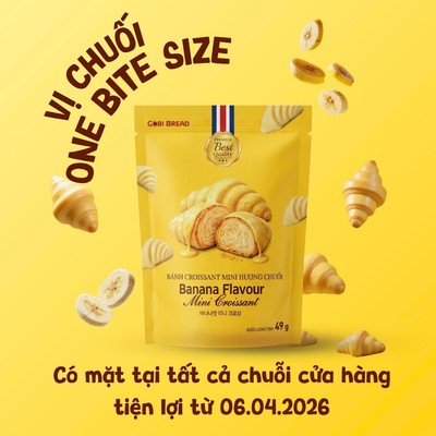 [TẶNG] Bánh Snack Mini Croissant Dâu/ Chuối/ Matcha/ Socola