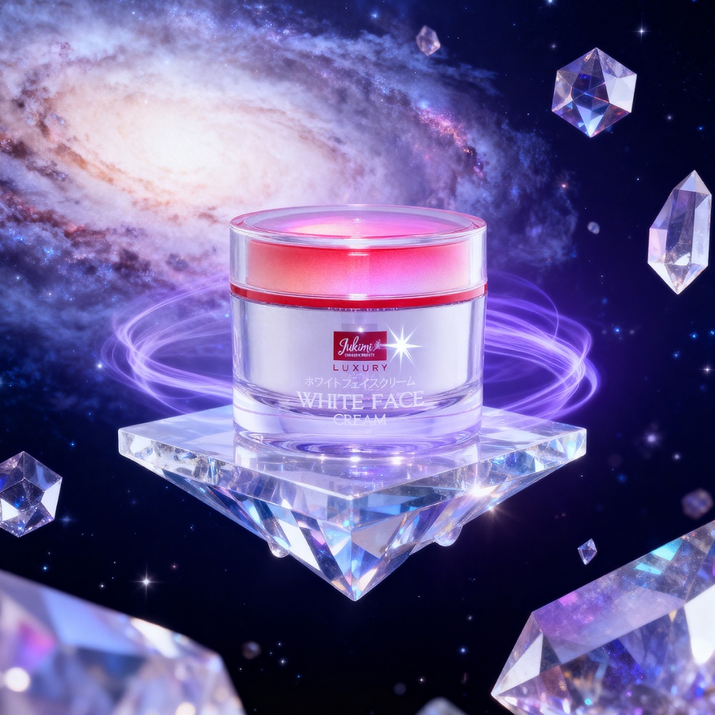 Kem Nám JUKIMI ORGANIC BEAUTY White Face Cream Luxury 30g – Hỗ Trợ Sáng Da, Mờ Thâm Nám & Đều Màu Da
