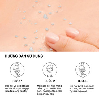 Gel tẩy tế bào chết Rosette Nhật Bản lành tính, tẩy da chết dành cho mọi loại da 120g