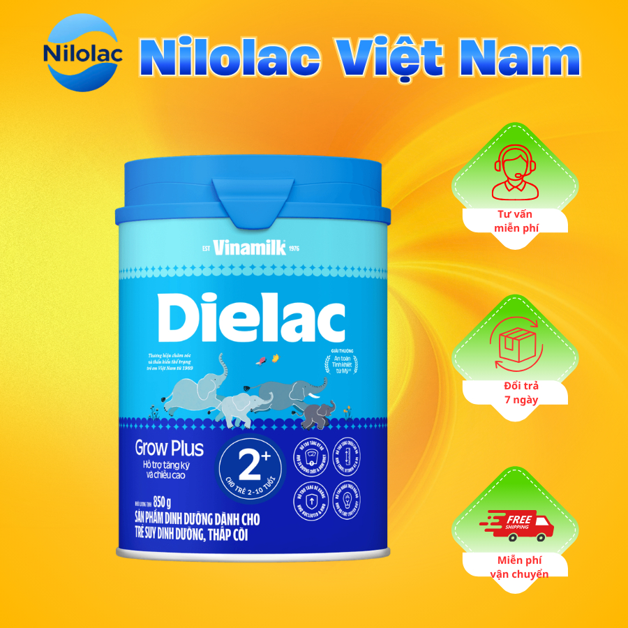 Sữa bột Dielac Grow Plus 2+ / 1 LON 850G