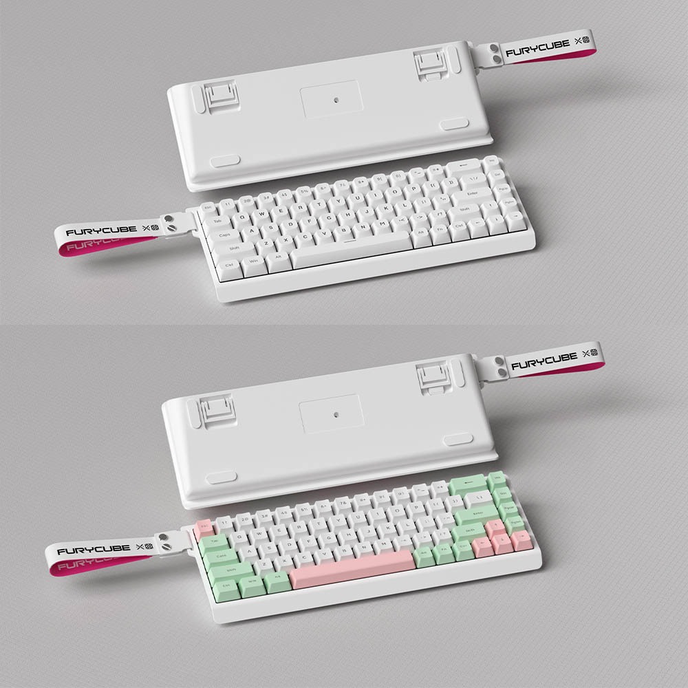 Bàn phím FURYCUBE IP68S 68 phím, RGB, Layout 65% nhỏ gọn, Keycap PBT, Gõ êm, Văn phòng & Giải trí | BigBuy360 - bigbuy360.vn