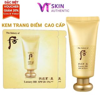 Gói Sample Kem Nền Trang Điểm Whoo Luxury Bb Cream Spf20/PA++