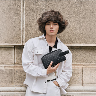 Túi Da Đựng Đồ Chăm Sóc Cá Nhân Leonardo Da Microfiber Cao Cấp Dopp Kit