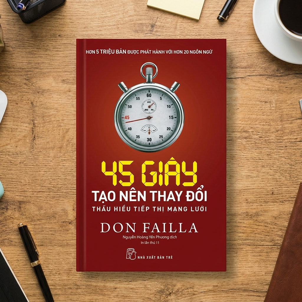 Sách 45 Giây Tạo Nên Thay Đổi: Thấu Hiểu Tiếp Thị Mạng Lưới - Việt Hà Books