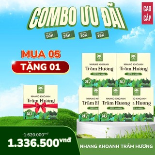 [MUA 5 TẶNG 1] Nhang Khoanh Trầm Hương 24 Giờ Cao Cấp - Mộc Lâm - Nhang Vòng Trầm Hương Tự Nhiên