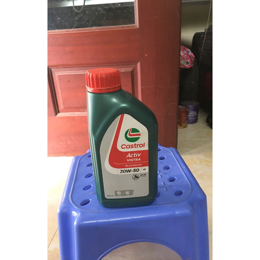 Castrol Activ Vistra 20W-50 4Tnhớt Castrol Activ Castrol Activ Vistra nhớt xe máy Castrol nhớt 20W50
