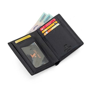 Ví đứng da bò EMO MNSW-02, chất liệu da bò Nappa mềm mại, bền bỉ, đựng vừa các loại giấy tờ, Anh Tho Leather