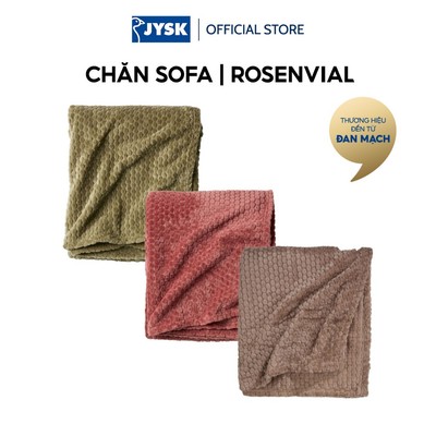 Chăn sofa | JYSK ROSENVIAL | polyester | nhiều màu | R130xD160cm