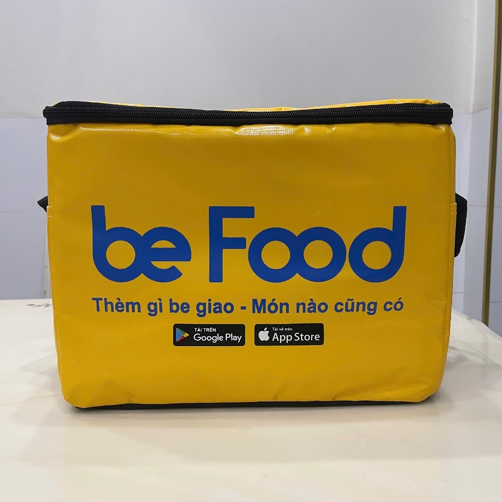 Túi giữ nhiệt Be food chống nước - giao đồ ăn giữ nhiệt sản phẩm chất lượng D37,R30,C24