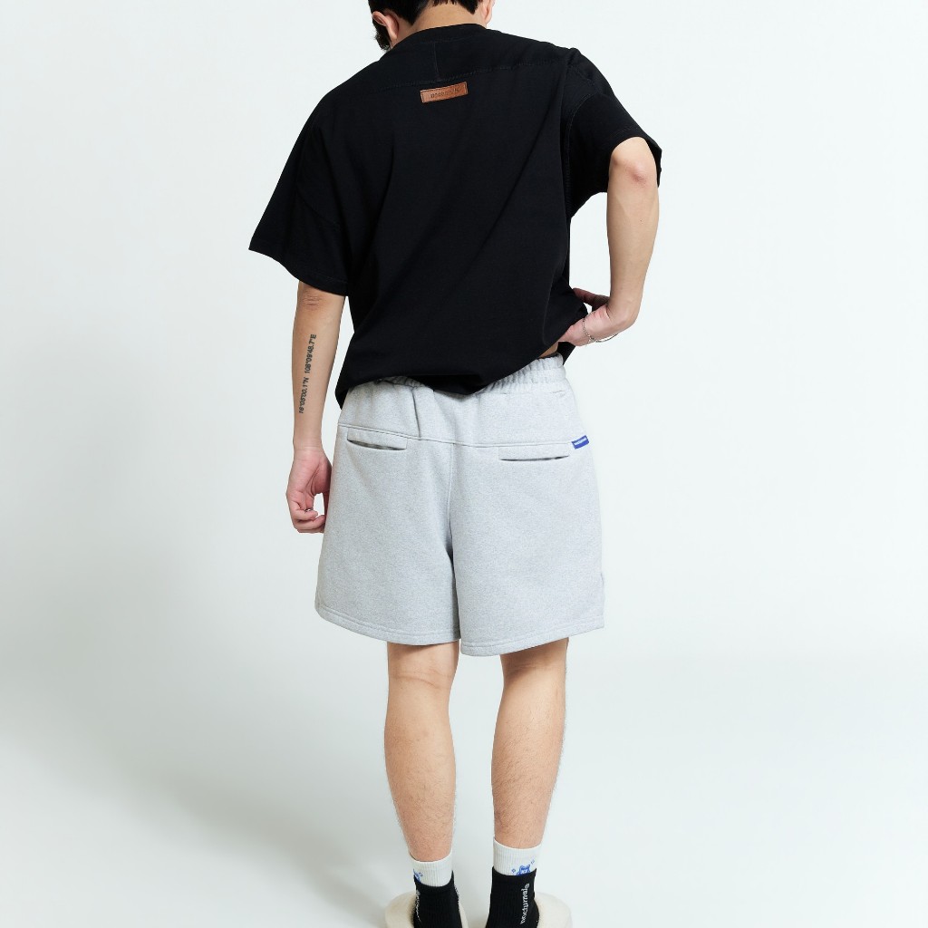 Quần Short Form Ngắn Trên Gối NOCTURNAL Metal Logo Sweat Shorts Nỉ Chân Cua 450gsm Unisex Nam Nữ Local Brand | BigBuy360 - bigbuy360.vn