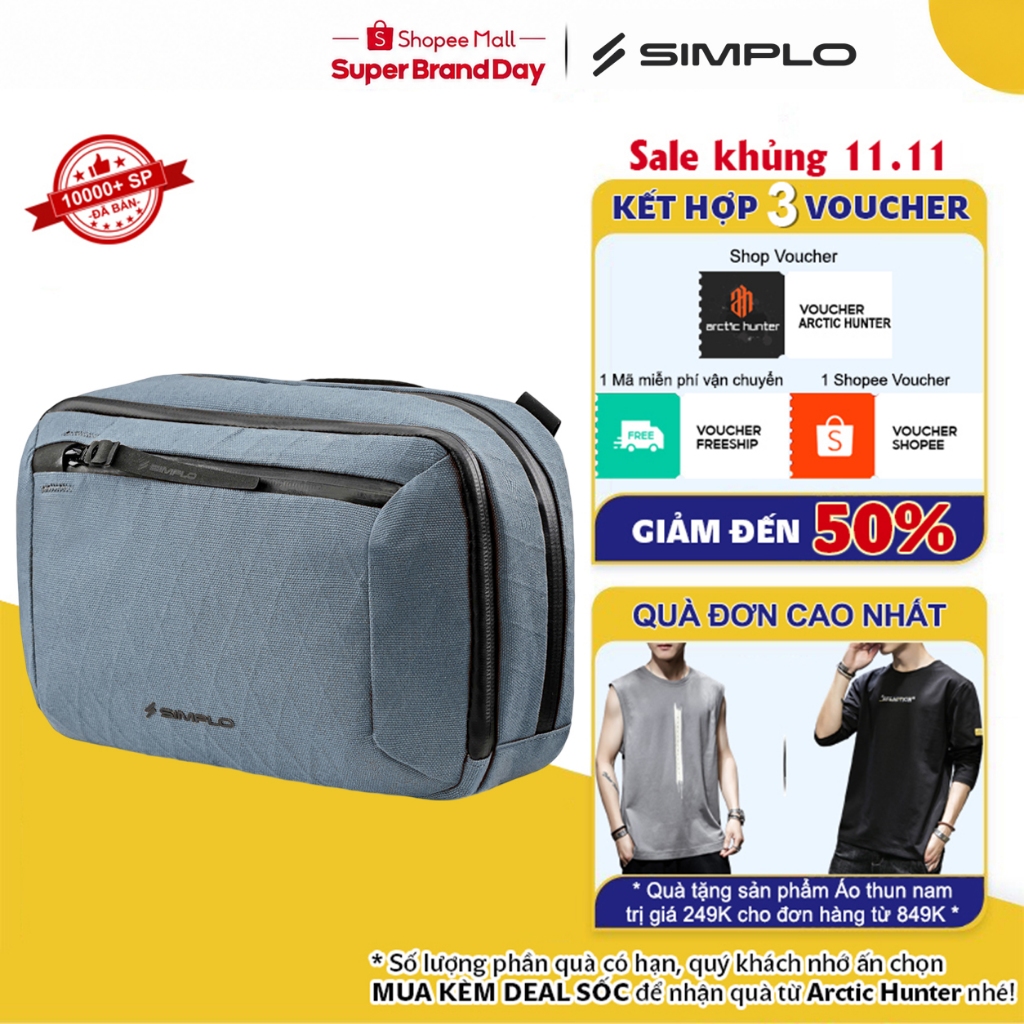 Túi đeo chéo SIMPLo Motion Sling 3L Everyday Carry Cho Nam Phong Cách Techwear