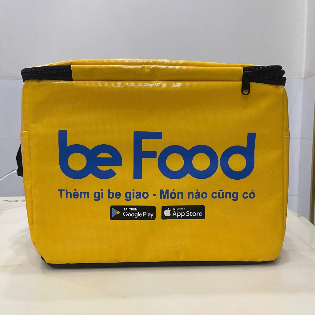 Túi giữ nhiệt Be food chống nước - giao đồ ăn giữ nhiệt sản phẩm chất lượng D37,R30,C24