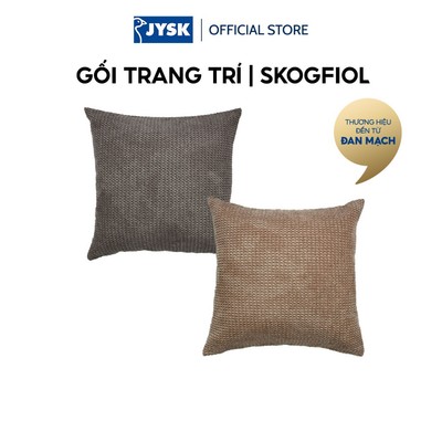 Gối trang trí | JYSK SKOGFIOL | polyester | nhiều màu | R45xD45cm