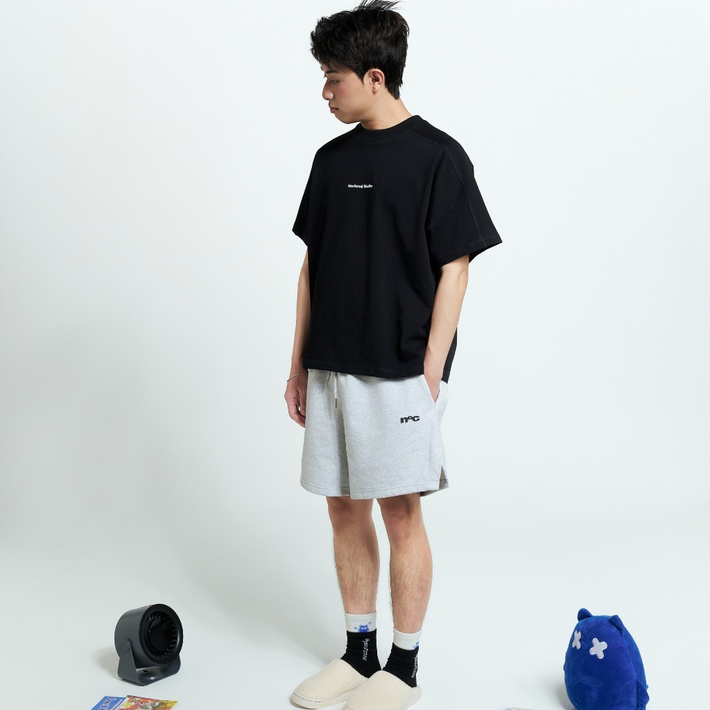 Quần Short Form Ngắn Trên Gối NOCTURNAL Metal Logo Sweat Shorts Nỉ Chân Cua 450gsm Unisex Nam Nữ Local Brand | BigBuy360 - bigbuy360.vn