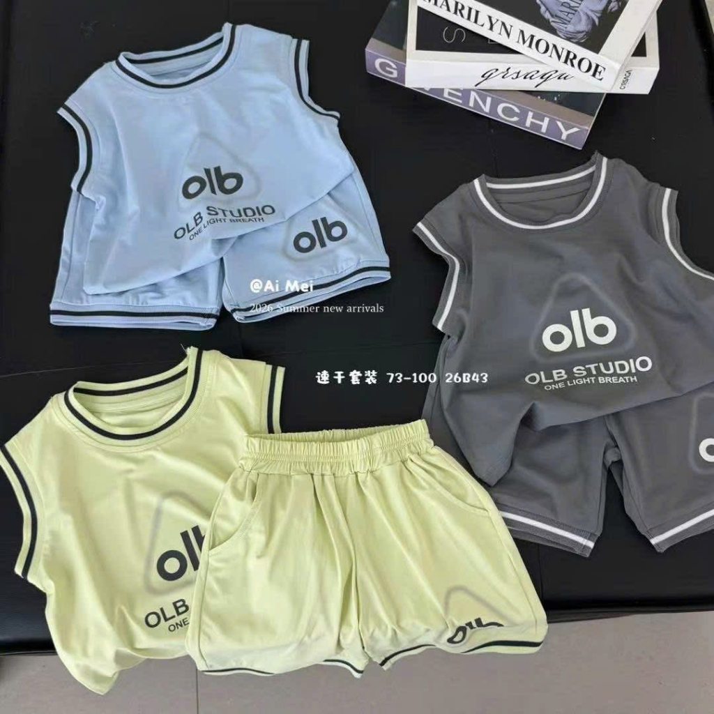 Bộ thể thao ba lỗ Aimei cao cấp 26B43 hàng Quảng Châu