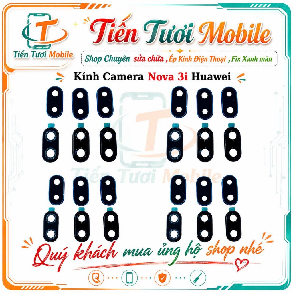 Kính Camera Huawei Nova 3i – Thay Thế Khi Kính Trầy Xước, Nứt Vỡ
