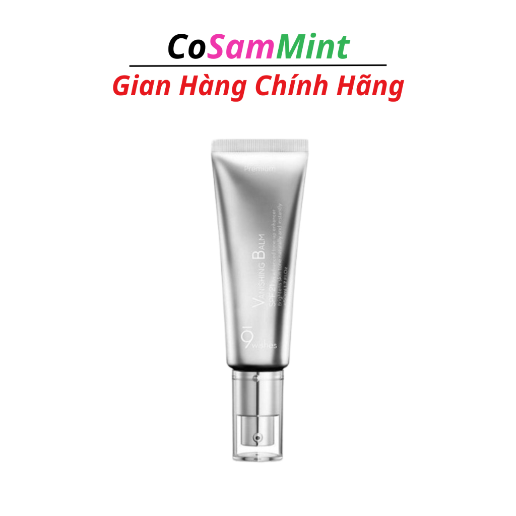 Kem Dưỡng Trắng Nâng Tone Da 9wishes Vanishing Balm Premium SPF 21++