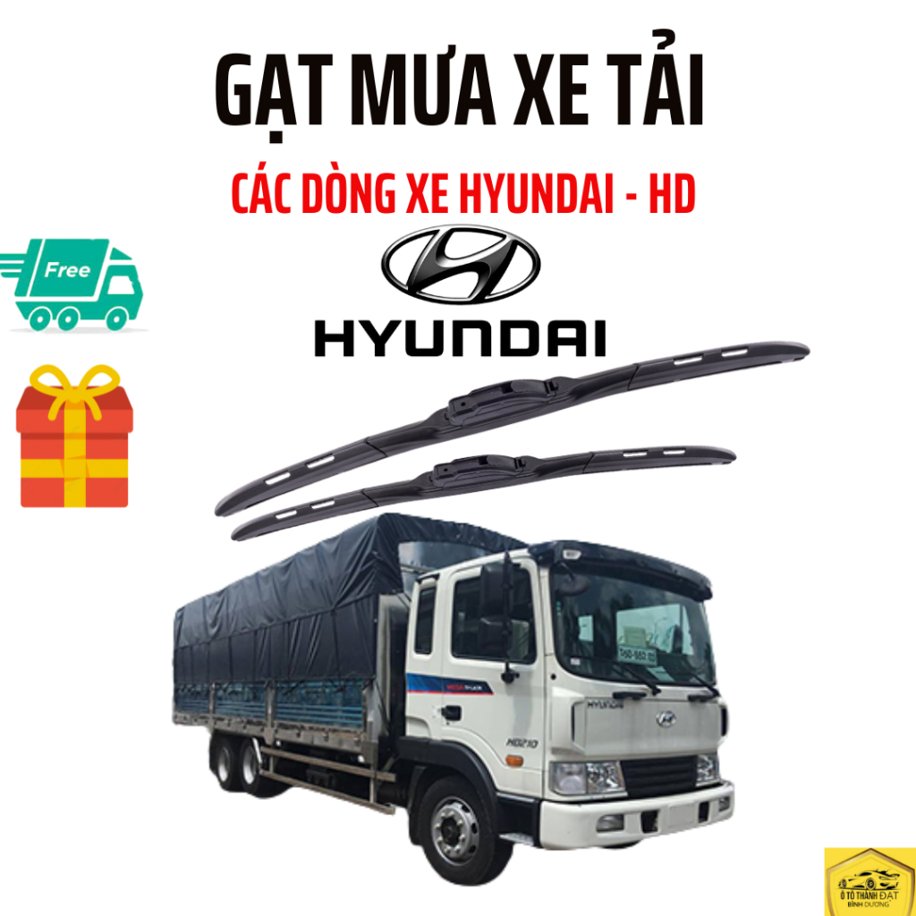 GẠT MƯA XE TẢI HD210, CÁC DÒNG HYUNDAI : H100,HD125,H150,HD72,HD65,HD210,HD800,MIGHTY N250,XE KHÁCH 
