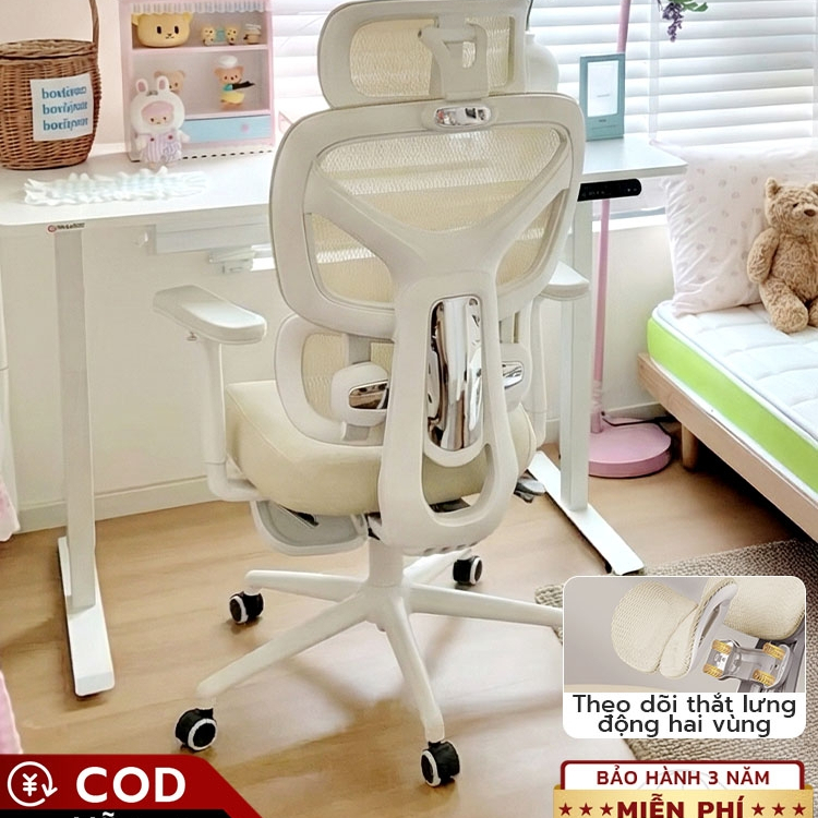 Ghế công thái học Xpanse F7 Tựa lưng bionic đẩy trước động thái ôm sát hai cánh lưng, ghế văn phòng ghế làm việc