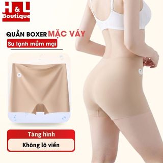 Quần Bảo Hộ Nữ Mặc Váy Không Lộ Viền - Quần Mặc Váy Su Đúc Mềm Mịn HL BOUTIQUE V6897