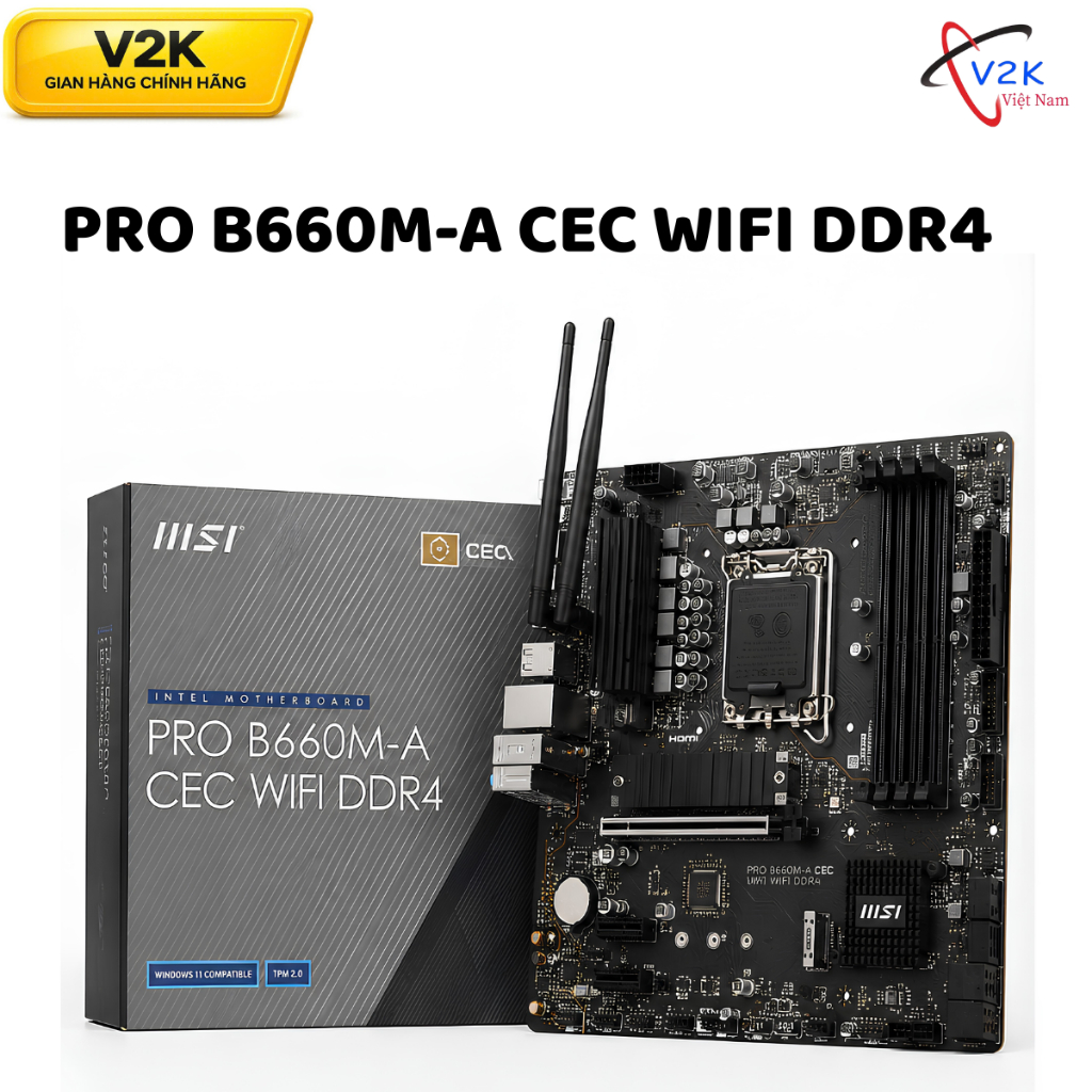 Main MSI PRO B660M-A CEC WIFI DDR4