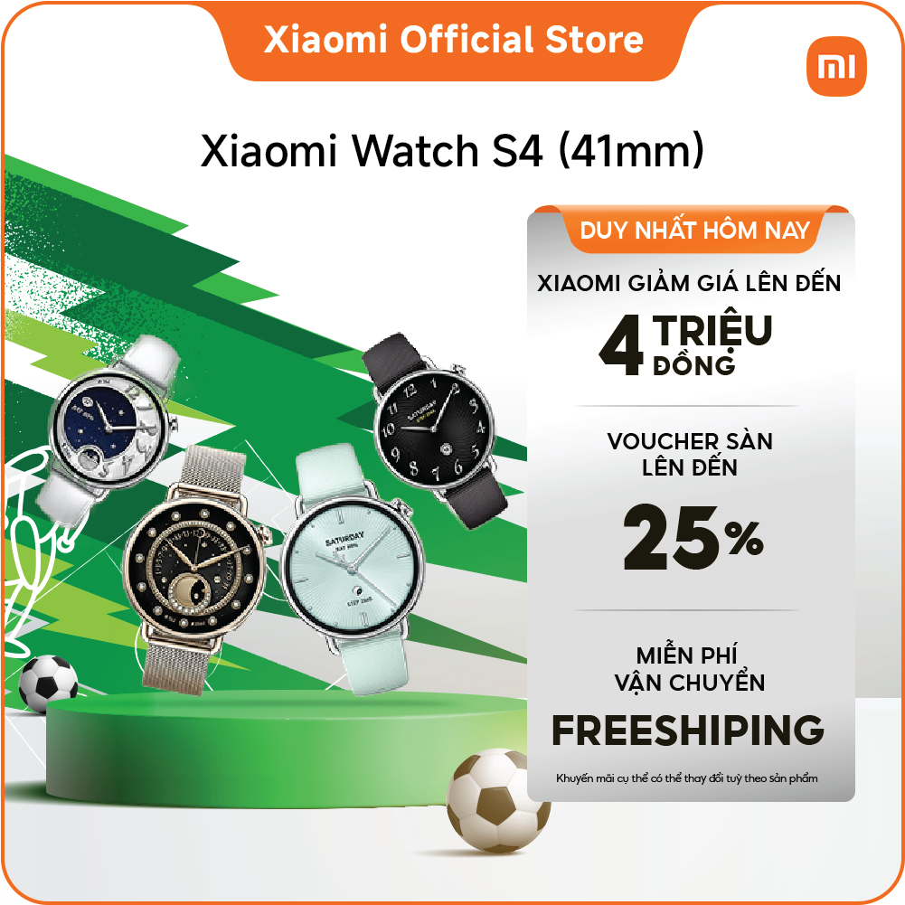 [New]Xiaomi Watch S4 41mm | Màn hình AMOLED với thiết kế mỏng, thanh lịch | Nâng cao khả năng theo dõi sức khỏe với | BigBuy360 - bigbuy360.vn