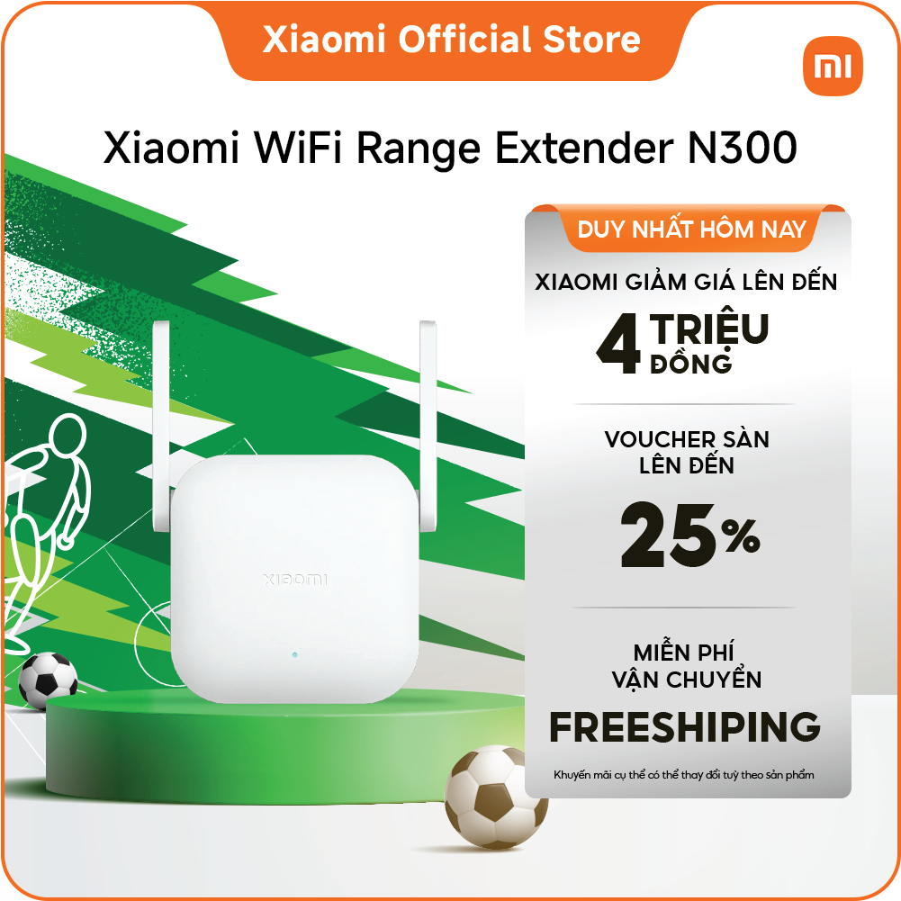 Xiaomi WiFi Range Extender N300 | 2x2 Ăng-ten rời | Thiết lập dễ dàng | 300Mbps | BigBuy360 - bigbuy360.vn